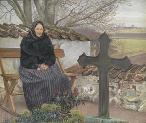 Fløngの墓地 作： Laurits Andersen Ring