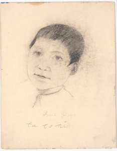 イタリアの少年の肖像 作： Laurits Andersen Ring