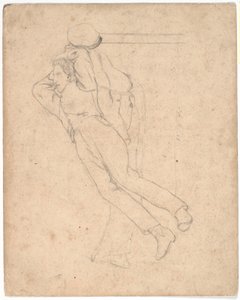 ソファで寝ている男 作： Laurits Andersen Ring