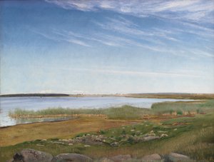 カレベクスミンデ近くのフィヨルド、ジーランド 作： Laurits Andersen Ring