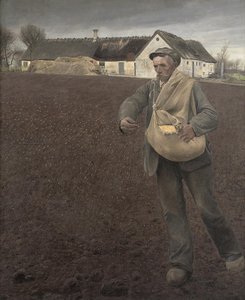 種をまく人 作： Laurits Andersen Ring