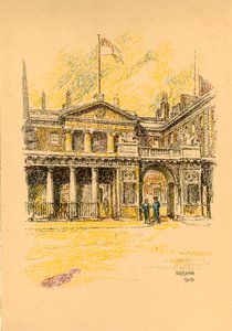アドミラルティ、ホワイトホール、ロンドン、1924。 作： L. A. Hayes