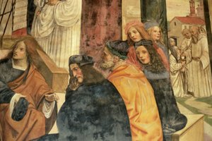 聖ベネディクトの生涯（詳細） 作： L. and Sodoma, G. Signorelli