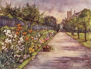 草本ボーダー、ランベス宮殿（カラーリソ） 作： Lady Victoria Marjorie Harriet Manners