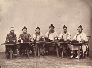 茶葉の摘み取り、1869年頃