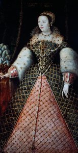 ヴァロワ王アンリ2世の妃、カトリーヌ・ド・メディチの肖像 1547-59年頃（油彩・キャンバス