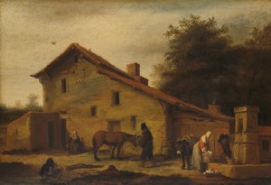 ナント近郊の宿屋 作： Lambert Doomer