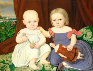 ハーバートの子供たち、1857年。 作： Lambert Sachs