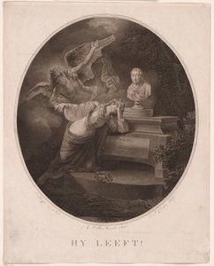 ヘンドリック・ホーフト・ダニエルズのメモリアルプリント。 作： Lambertus Antonius Claessens