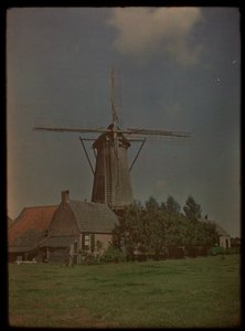 Koppeldijk の Het Klompje (または: De Klomp)、Zeist の集落にある風車 作： Lambertus Hendrik van Berk