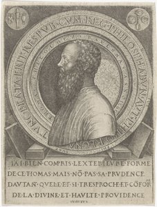 Portret van philologist Thomas van Ravenna 作： Lambertus Suavius