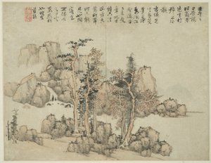 古代の巨匠のスタイルによる風景：作家による解説 作： Lan Ying