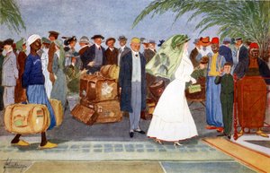グローブ・トロッターズ」、1908年   作： Lance Thackeray