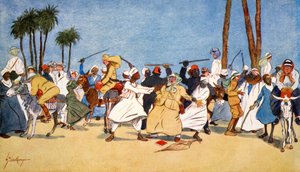ナイルの戦い」、1908年。   作： Lance Thackeray