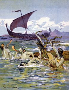 ジェイソンと金羊毛,1900年頃（挿絵） 作： Lancelot Speed