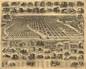 アズベリー パーク、オーシャン グローブとその周辺、ニュージャージー州、1897 年。