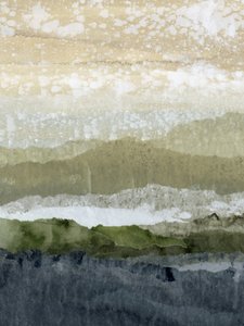 抽象的な山の層
