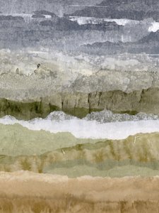 淡い色調の重なり合う風景 作： Lara Eckerman