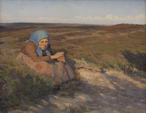 ヒースの老婆「ベット・ドルテ」 作： Larsen