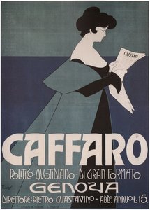 カファロ ジェノバ新聞、1901 年 作： Laskowski