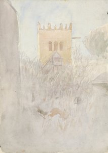 StrážkyII。の鐘楼、1890-1910 作： Laszlo Mednyanszky