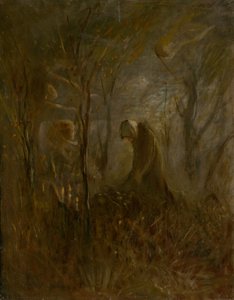 墓への祈り、1895年。
