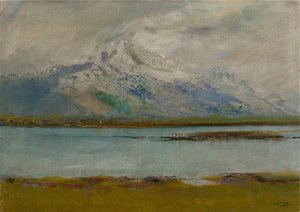 タトラの風景、1890〜95年 作： Laszlo Mednyanszky