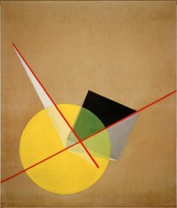 黄色い円 作： Laszlo Moholy Nagy