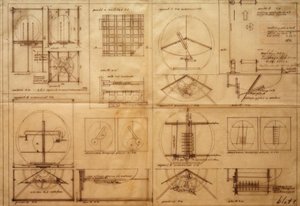 電気ステージのライト支柱 作： Laszlo Moholy Nagy