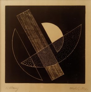 無題（構成主義作文） 作： Laszlo Moholy Nagy