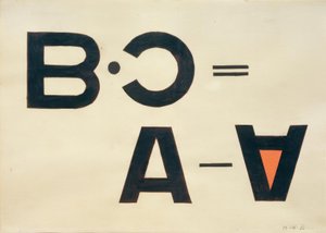 無題（誤植コラージュ） 作： Laszlo Moholy Nagy