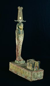 Ptah-Sokar-Osirisの葬儀像（塗装木材）