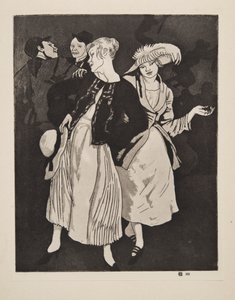 バンク ホリデー、パブ 1924 年。 作： Laura Knight