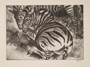 シマウマ、パブ。 1930年。