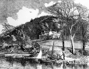 ラスキン氏の家、ブラントウッド、1881年 作： Laurence J. Hilliard