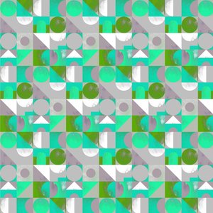 おもちゃのブロック（小）-緑、2013年（ミクストメディア