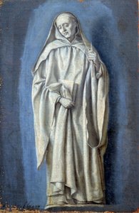 サン・ブルーノ キャンバスに描かれたローラン・ド・ラ・ハイエ（1606-1656）の作品 17世紀 日0.35 x 0.23 m パリルーヴル美術館 作： Laurent de la Hyre