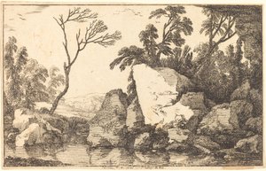 岩の池 作： Laurent de la Hyre