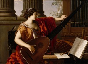 音楽の寓意、1649。 作： Laurent de la Hyre