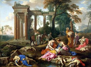 ベテルの子供たちの死、1653年 作： Laurent de la Hyre