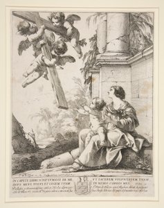 天使と聖母 作： Laurent de la Hyre