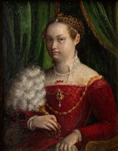 自画像、1577～1585年頃。 作： Lavinia Fontana