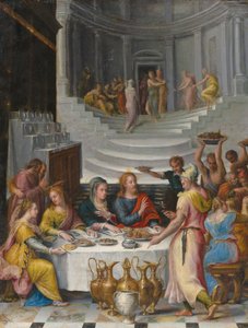 カナの結婚披露宴。 作： Lavinia Fontana