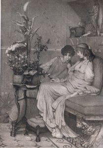 自信を持って、Bibbys Annual 作： Lawrence (after) Alma Tadema