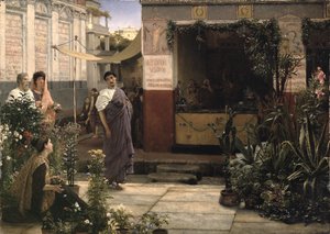 ローマの花市場 作： Lawrence Alma Tadema