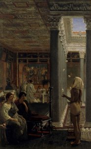 曲芸師 作： Lawrence Alma-Tadema