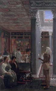 曲芸師 作： Lawrence Alma-Tadema