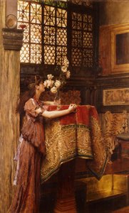 私のスタジオのコーナー、1893 作： Lawrence Alma Tadema