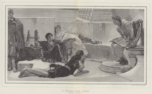 ホーマーからの読書 作： Lawrence Alma Tadema