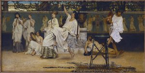 バッカナル、1871 作： Lawrence Alma Tadema